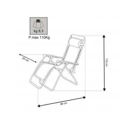 Poltrona Sdraio Cosma Comfort - immagine 3