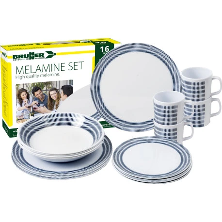 Brunner Set Melamine Bluebay