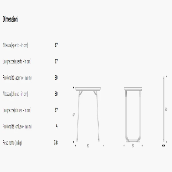 Tavolo LaFuma Fidji - immagine 3